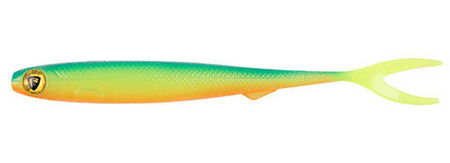 Guma Fox Rage Slick Finesse 13cm | UV Blue Back Chartreuse