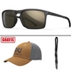 Okulary Wiley X - Axe Captivate Polarized / Tungsten Mirror Lenses / Matte Black Frame + GRATISY!