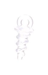 Wkręty do kulek plastikowe 11 mm Mikado - transparentny - 10szt.