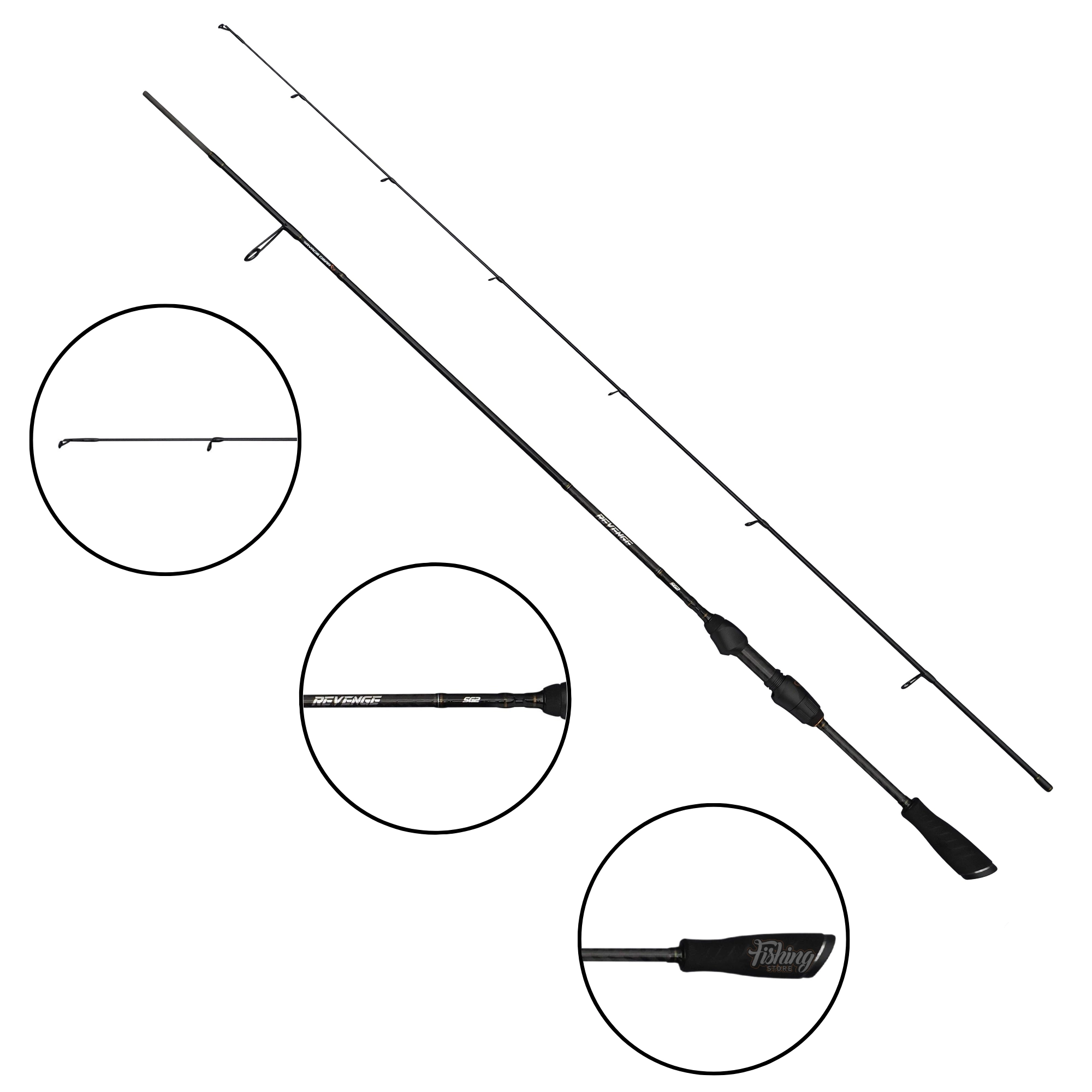 Wędka Savage Gear Revenge SG2 UL Game 190cm | 1-7g