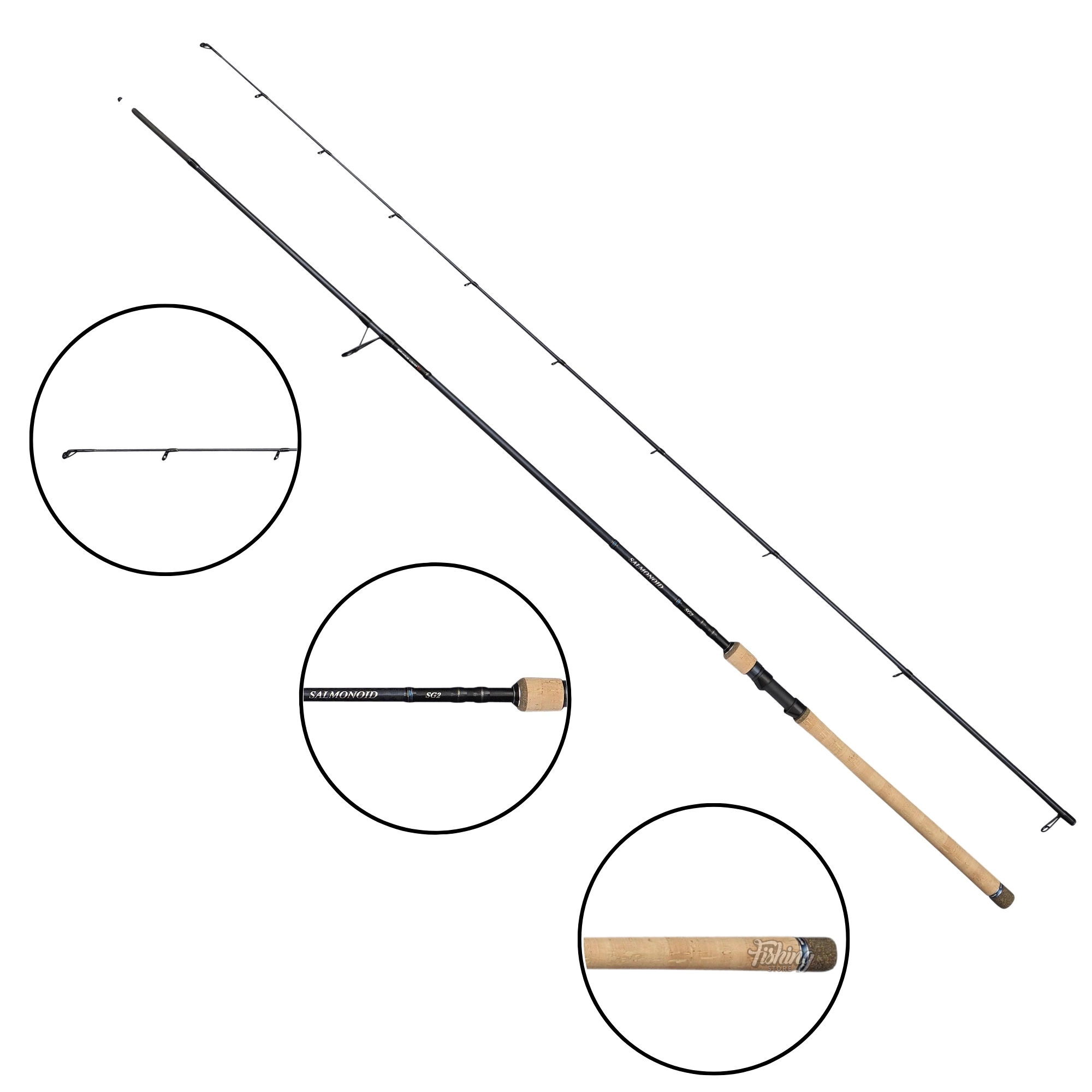 Wędka spinningowa SAVAGE GEAR Salmonoid SG2 Medium Game 2.43m / 5-20g / 2sec