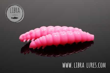 Przynęta Libra Lures Larva 3.5cm | 017 - Bubble Gum | ser | 12 szt.