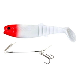 Zestaw Savage Gear Cannibal 12.5cm 20g Red Head - 1szt + Dozbrojka Vis Vangen