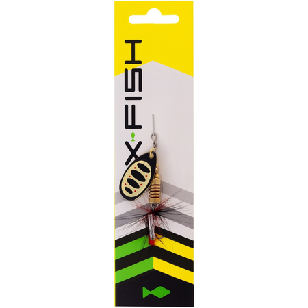 Obrotówka X-Fish Termite №3 | 7g | Nikel gold