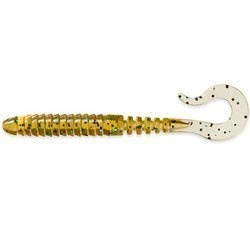 Gumy FishUp Vipo 5,1cm | 2" | #036/Caramel/Green & Black | 10szt.