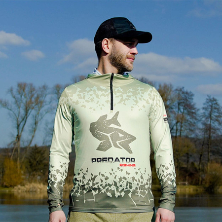 Bluza z kapturem Delphin UV ARMOR 50+ Predator / rozmiar L