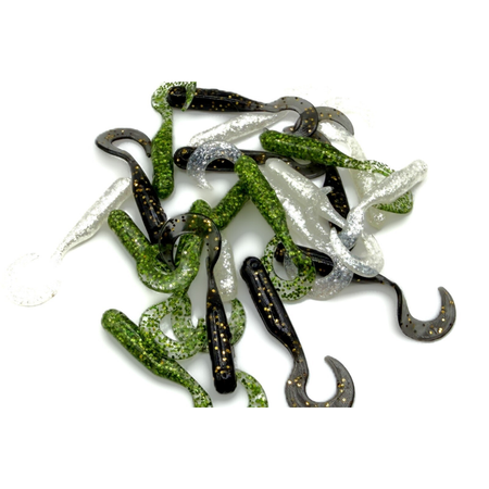 Guma Great Fish GF1 Twister Baby 3cm | Typ Od Ryb Special Edition | Bezzapachowy | 21 szt.