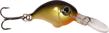 Wobler A.J Lures Żniwiarz SDR 2.5cm - tonący - Oliwka z Czarnym Grzbietem