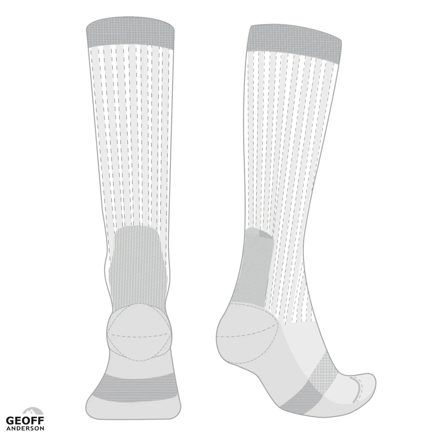 Skarpety Geoff Anderson WizWool HeavyWeight | Green | M / 41-43