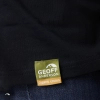 T-shirt Geoff Anderson Organic Tee | Black Orange Chest | XL