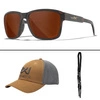 Okulary polaryzacyjne WILEY X TREK / Copper / Matte  Havana Brown Frame + GRATISY!