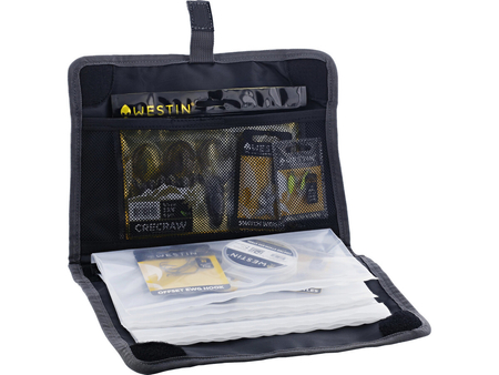 Portfel na akcesoria wędkarskie Westin W4 Rig Wallet Titanium Black | Medium