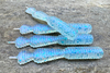 Guma Great Fish GF2 Leech 6cm | Ice Blue | krewetkowy | 10 szt. | Dżejsiok Special Edition
