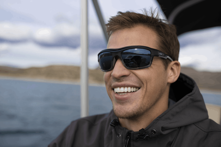 Okulary Wiley X Omega Captivate Polarized Grey Black Ops - Matte Black Frame