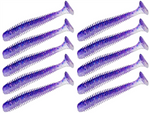 Guma Keitech Swing Impact 3" | 7,2cm | LT#45 Purple Ice Shad | 10 szt.