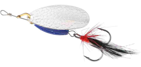 Obrotówka Mikado M-Grub nr 2 - Srebrna, Blue Knight