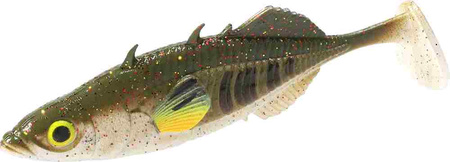 Guma Mikado Real Fish Real Fish Stickleback 8cmgreen Pumpkin