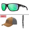 Okulary polaryzacyjne Wiley X - ASPECT CAPTIVATE / Green Mirror / Matte Black Frame + GRATISY!