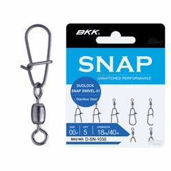 Agrafki BKK Duolock Snap Swivel-51 rozmiar 0, op. 5szt