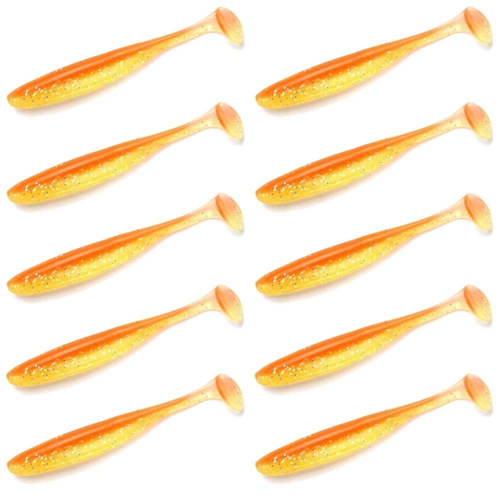 Keitech Easy Shiner 3"/7,6 cm LT#08 Orange Rainbow - 10szt.