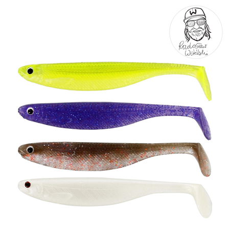 Przynęty Westin ShadTeez Slim 5cm | Dark Water Mix 14 | 4 szt.