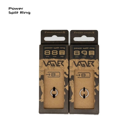 Kółka Łącznikowe VAGNER Power Split Ring / rozmiar 8 /  8szt.