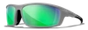 Okulary polaryzacyjne Wiley X - GRID Captivate / Green Mirror / Matte Cool Grey Frame +GRATISY!