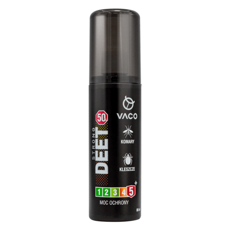 Vaco Spray Strong 50% DEET na komary i kleszcze 80ml