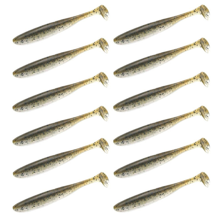 Guma Keitech Easy Shiner 2" | 5,08cm | #414 Green Pumpkin PP. Shad | 12 szt.