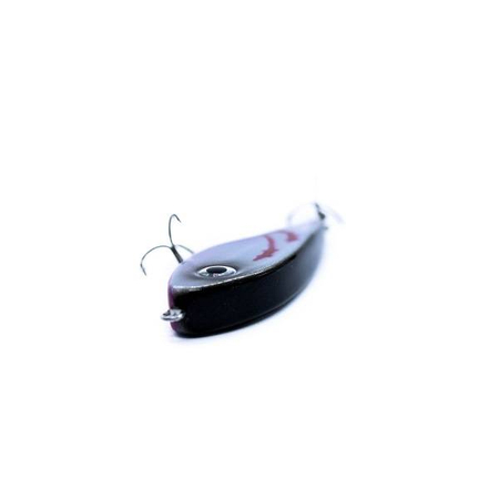 Wobler Engima Baits Jerk 8cm | Srebrny z raną