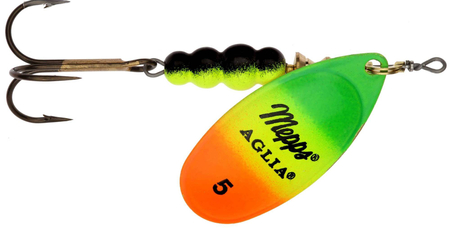 Obrotówka Mepps Aglia Fluo #5 | 13g | Tiger