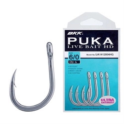 Haki sumowe BKK Puka Livebait HD rozmiar 4/0, op. 5szt