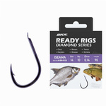 Haczyki z przyponem BKK Iseama GD | #4 | Ø 0.24mm | 70cm