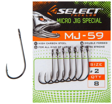 Haczyki do czeburaszki Select MJ-59 MICRO JIG SPECIAL #8 | op. 10 szt.