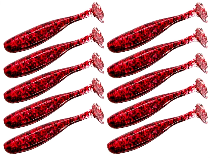 Keitech Easy Shiner 3"/7,6 cm LT#65 LT Red Devil - 10szt.