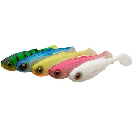 Zestaw gum Savage Gear Craft Shad 8.8cm | Dark Water Mix | 5 szt.