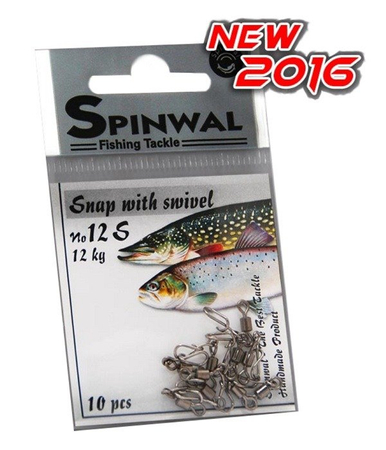 Agrafka Spinwal z krętlikiem No.12S, 12kg