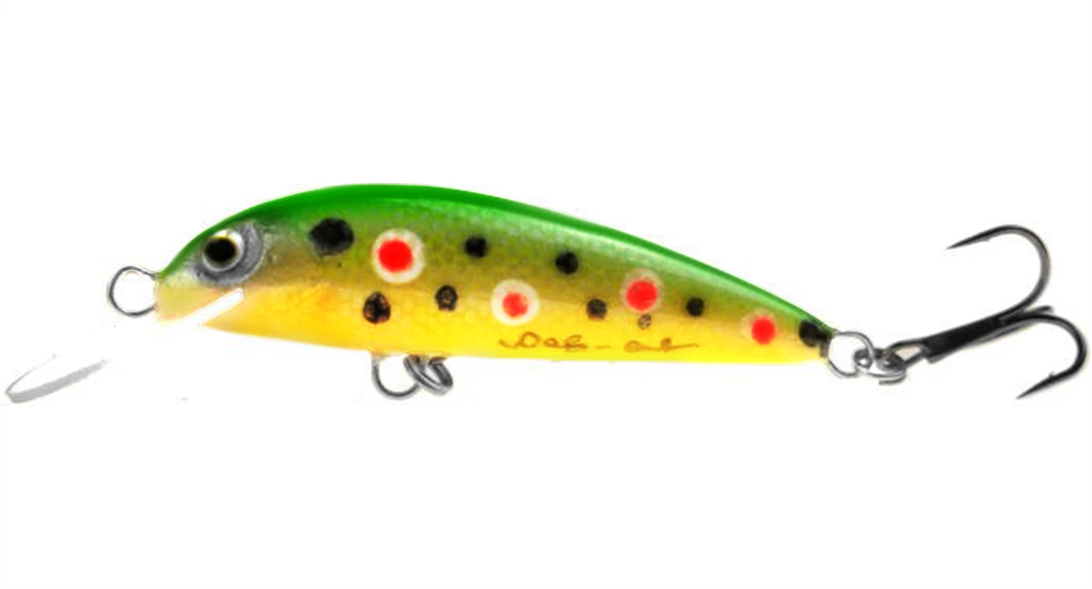 Wobler Wob-Art Ciernik 5 cm - pływający - Pstrąg Green
