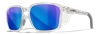 .Okulary polaryzacyjne WILEY X Alfa Captivate Blue Mirror Gloss Clear Crystal Frame