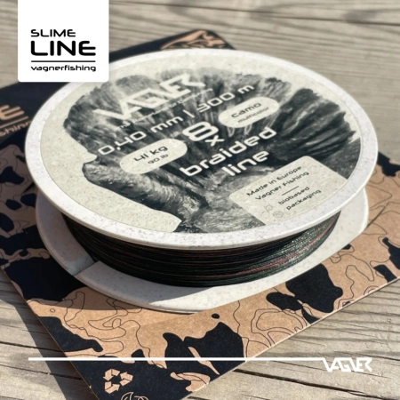 Plecionka sumowa VAGNER Braided Slime Line / 0.60mm / 63kg / 300m / Multikolor
