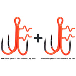 Zestaw Kotwic BKK Assist Spear-21 UVO rozmiar 2, op. 5 szt + BKK Assist Spear-21 UVO rozmiar 1, op. 5 szt 