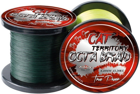 Plecionka Mikado Cat Territory Octa Braid 0,70 | yellow | 300m