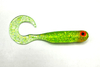 Guma Great Fish GF1 Twister 4,9cm | Glitter Light Green | krewetkowy | 10 szt.