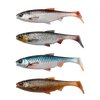 Zestaw przynęt Savage Gear 3D LB River Roach 14cm | Clear Water Mix | 4 szt.