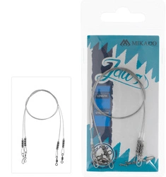 Przypon Stalowy Mikado JAWS 25cm/15kg - op.2szt.