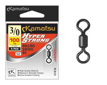 Krętlik rolkowy Kamatsu Hyperstrong K-1001 - roz. 2 - 5 szt.