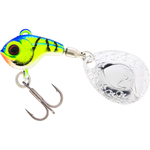 .Wirujący ogonek Westin DropBite Tungsten Spin Tail Jig 13g | 2cm | Chartreuse Blue Craw