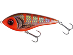 Wobler Westin Swim Jerk 10cm | 3D Rocky Red | tonący