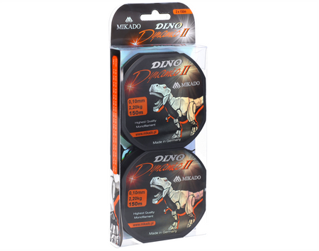 Żyłka Mikado DINO DYNAMIC II 0,20 | 150m | 2 szpulki