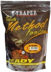 Pellet Traper Method Feeder READY Morwa czerwona 2mm 500g